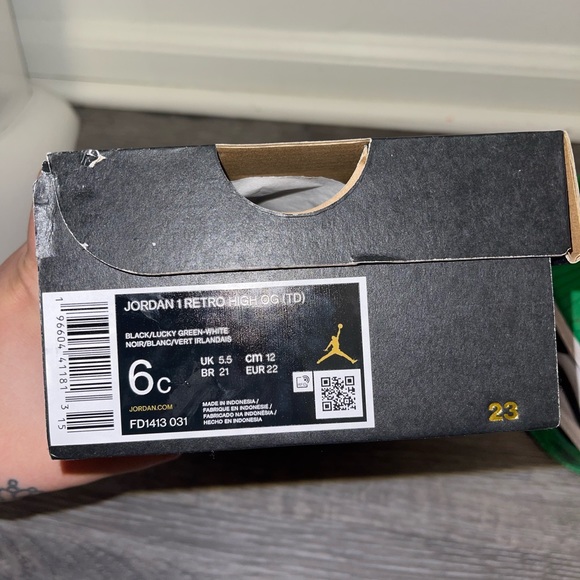 SOLD 🍀Lucky Green🍀 Jordan 1 6C - Picture 5 of 6